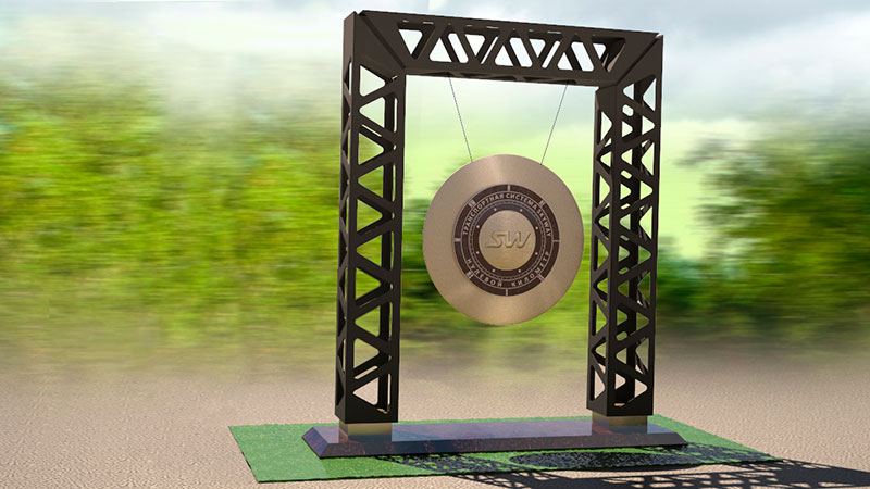 Вариант знака SkyWay Нулевой километр