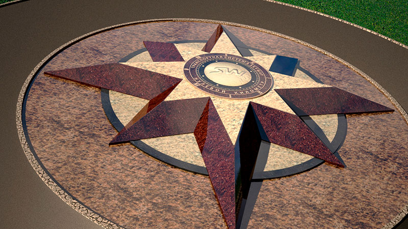 Вариант знака SkyWay Нулевой километр