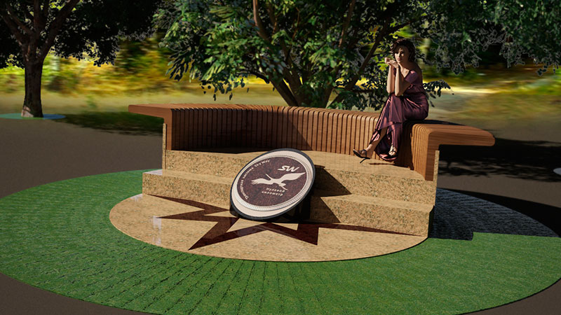 Вариант знака SkyWay Нулевой километр