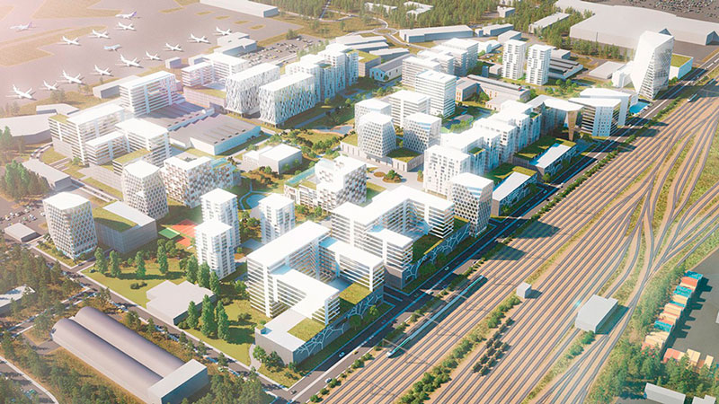 Трасса SkyWay будет проложена в бизнес-городке столицы этой страны, который называется Ulemiste City