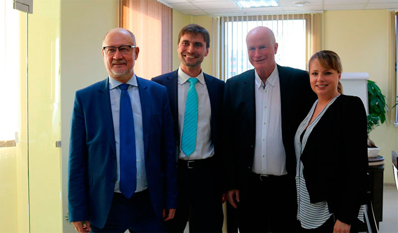 Австралийская делегация в офисе SkyWay