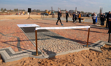 Торжественное открытие знака Нулевой километр