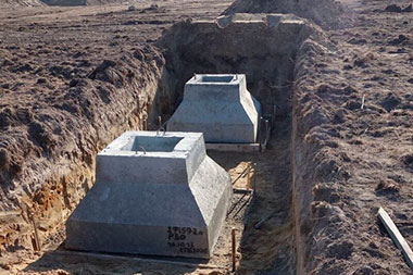 Монтаж фундаментов опор высокоскоростного SkyWay