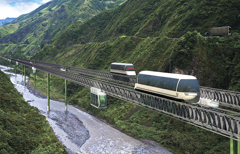 Грузопассажирская сеть SkyWay включает в себя три составляющие: межрегиональный SkyWay, региональный (внутри региона) SkyWay и местный (городской) SkyWay