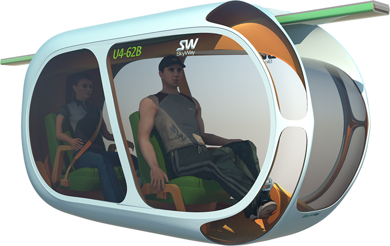 Двухместный юнибайк с велогенератором UniBike U-62B