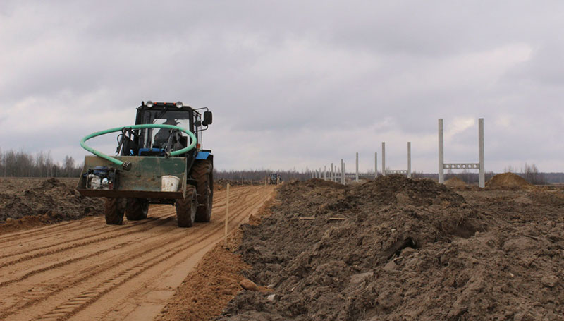 ЭкоТехноПарк SkyWay: строительство прогулочной дороги