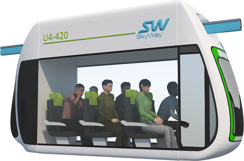 Монорельсовый юникар малого класса UniCar U4-420