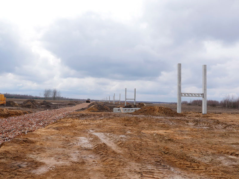 ЭкоТехноПарк SkyWay: строительство прогулочной тропы, которая на этапе строительства будет выполнять функцию подъездной дороги