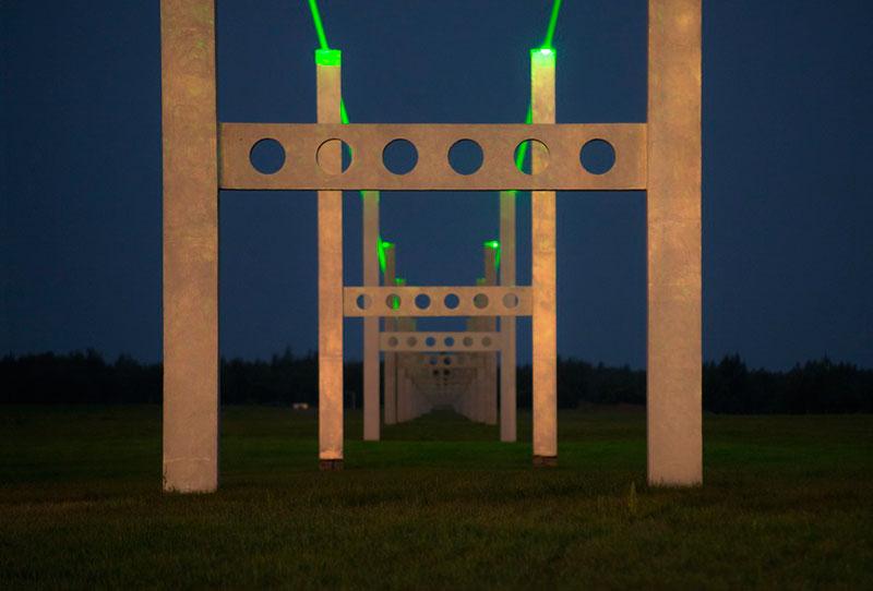 Лазеры в ЭкоТехноПарке SkyWay