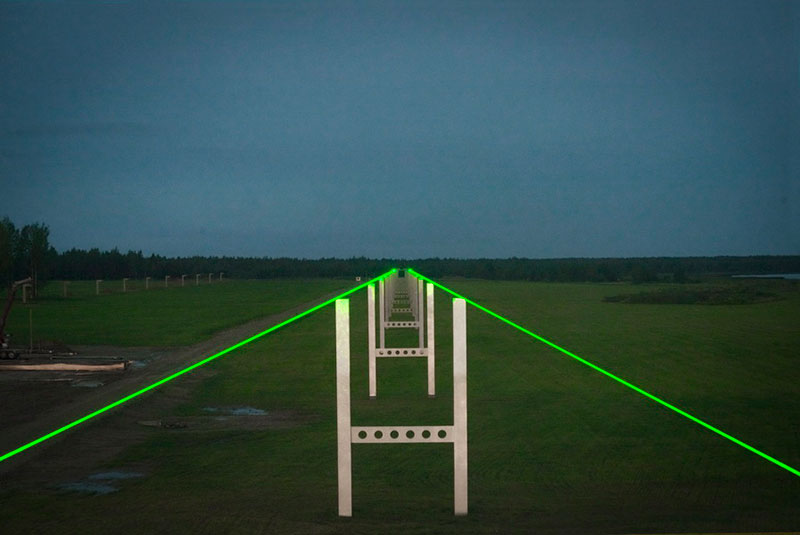 Лазеры в ЭкоТехноПарке SkyWay