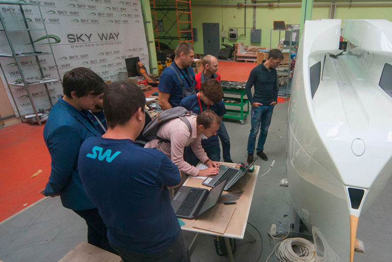 Юнибус и юнибайк SkyWay - финальные приготовления перед отгрузкой на выставку InnoTrans 2016 в Берлине