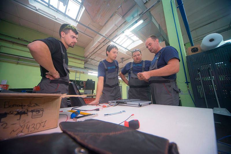 Юнибус и юнибайк SkyWay - финальные приготовления перед отгрузкой на выставку InnoTrans 2016 в Берлине