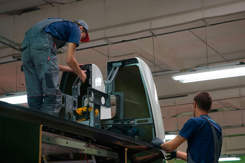 Юнибус и юнибайк SkyWay - финальные приготовления перед отгрузкой на выставку InnoTrans 2016 в Берлине