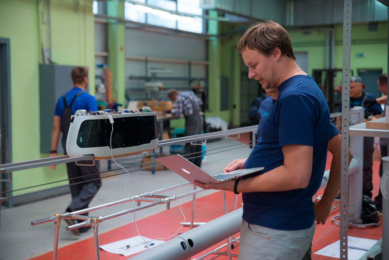 Юнибус и юнибайк SkyWay - финальные приготовления перед отгрузкой на выставку InnoTrans 2016 в Берлине