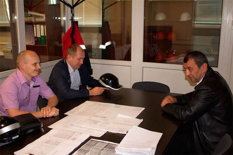 Совещание с главным инженером