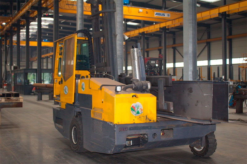 Перевозка заготовок металлоконструкций анкерных опор грузовой транспортной системы SkyWay внутри предприятия