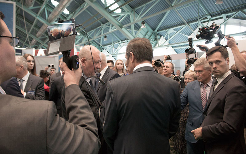 Анатолий Юницкий - подвижной состав SkyWay показан в Минске