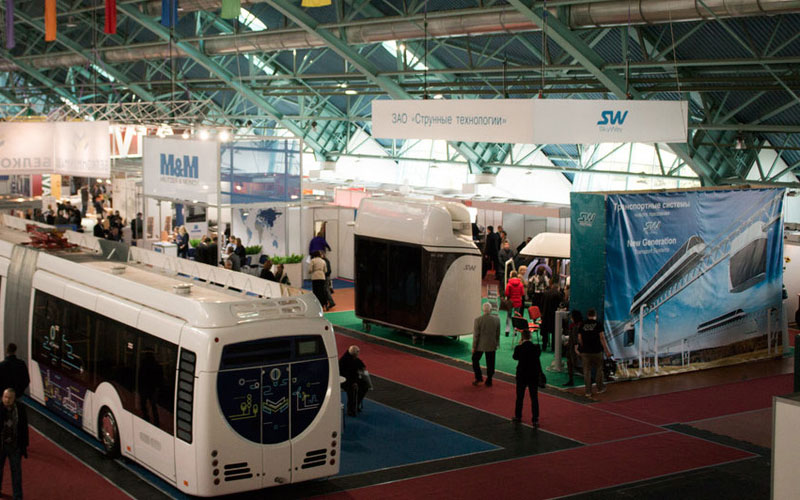 Анатолий Юницкий - подвижной состав SkyWay показан в Минске