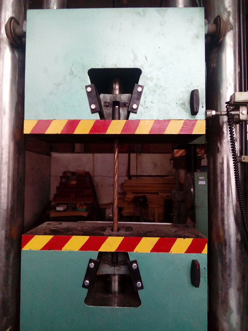 Последние контрольные испытания перед монтажом струн