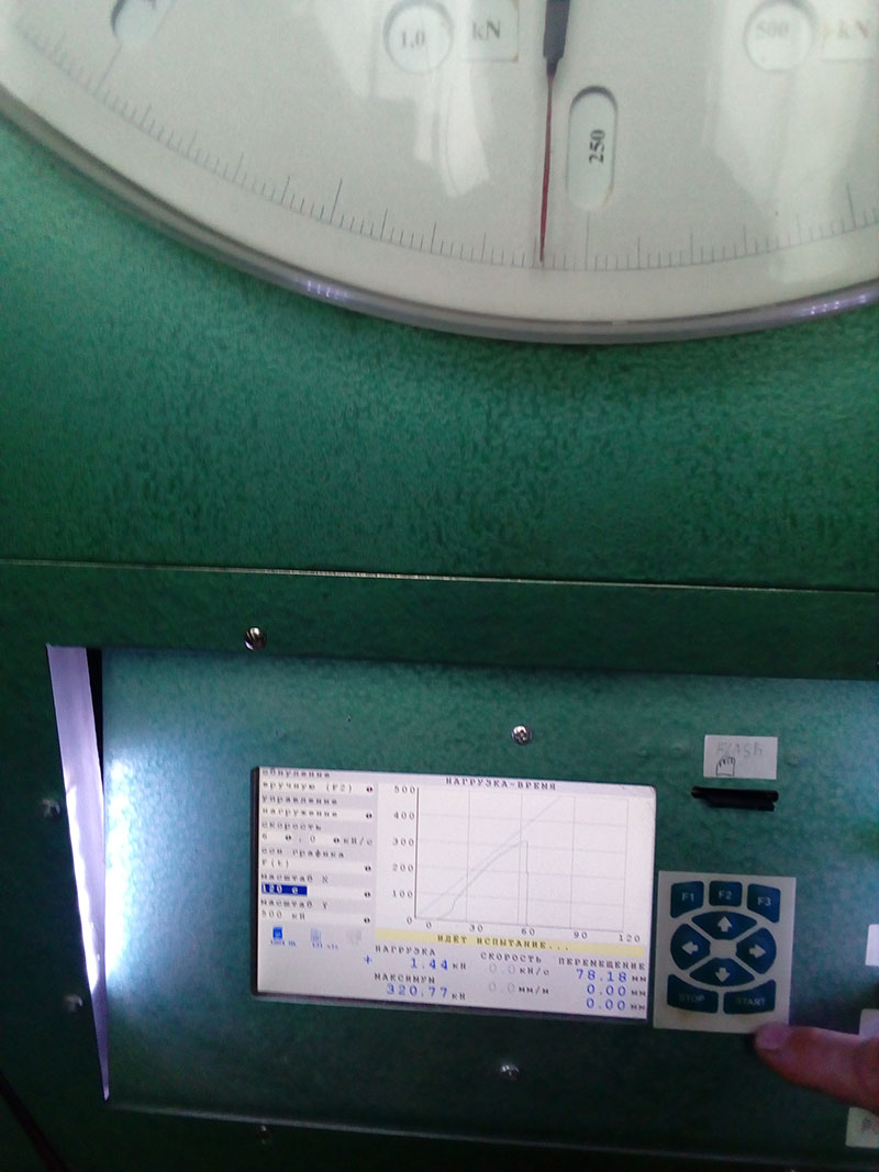 Последние контрольные испытания перед монтажом струн