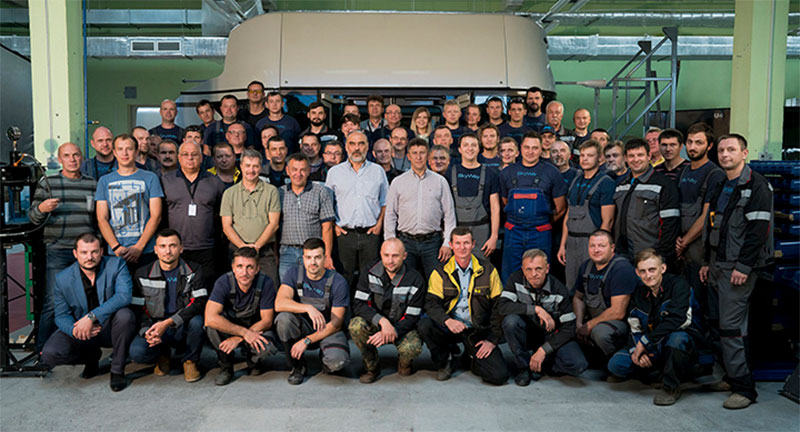 Коллектив опытно-экспериментального производства SkyWay