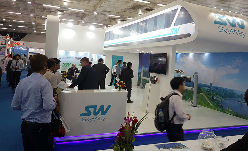 SkyWay на двенадцатой выставке IREE в Индии