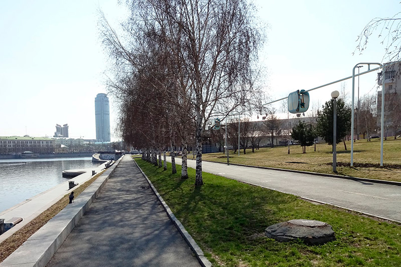 Визуализация трасс SkyWay в Екатеринбурге