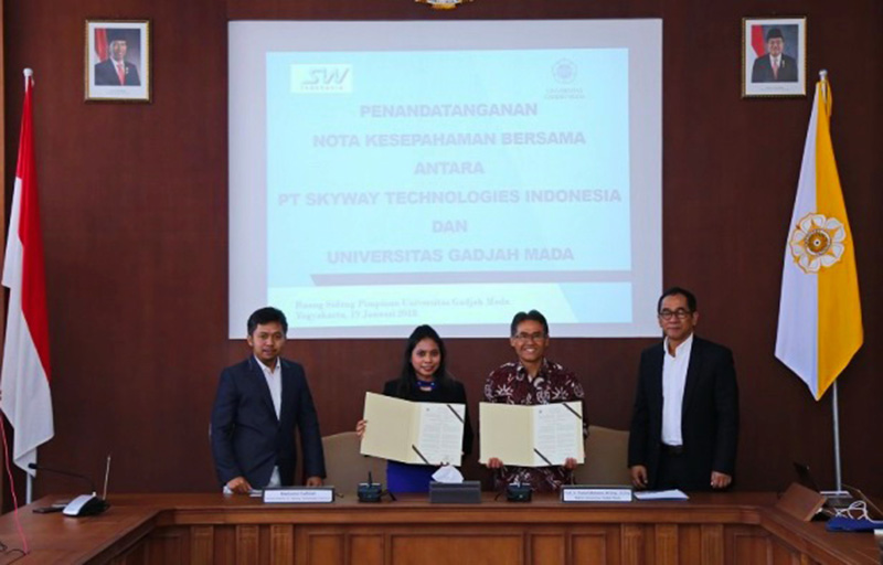 Компания SkyWay Technologies Indonesia подписала меморандум о взаимопонимании с Университетом Гаджа Мада