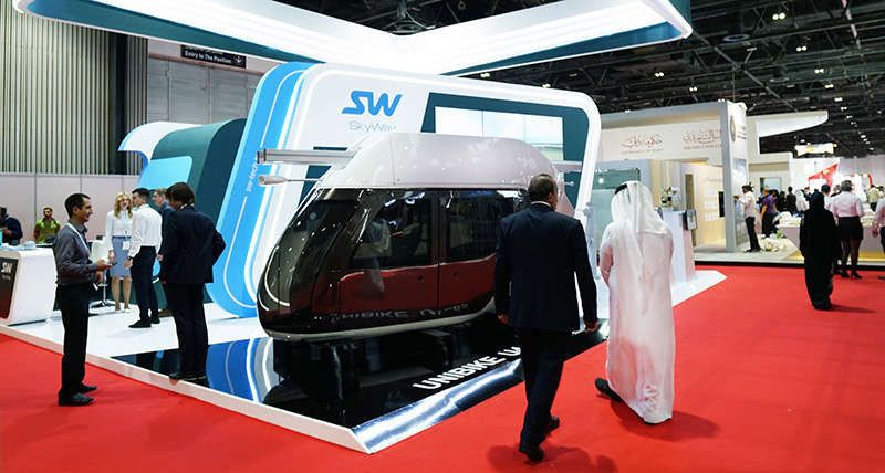 Технология SkyWay представлена на международной выставке Future Cities Show 2018