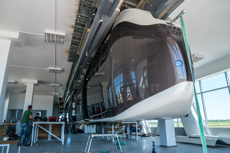 Юникар SkyWay прибыл в ЭкоТехноПарк