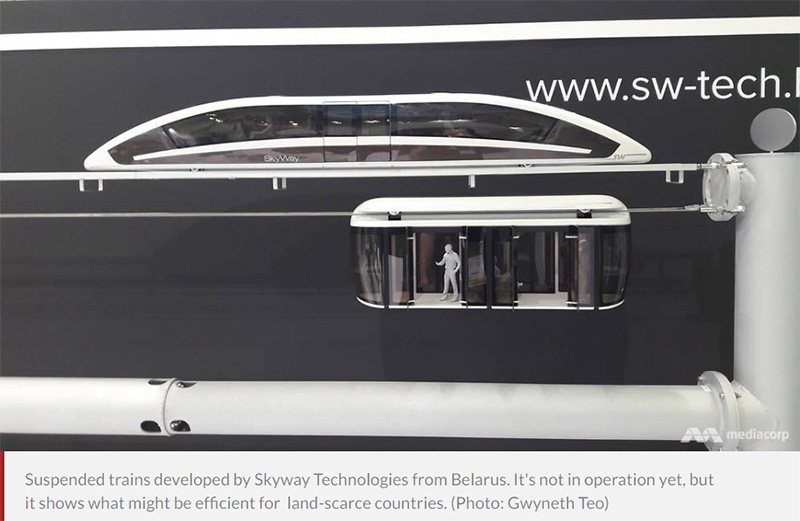 SkyWay на Международном транспортном конгрессе в Сингапуре