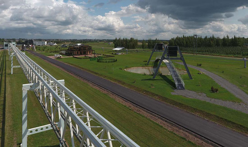 Модернизация поверхности качения на ферменной эстакаде SkyWay